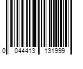 Barcode Image for UPC code 0044413131999