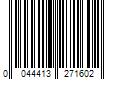 Barcode Image for UPC code 0044413271602