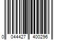 Barcode Image for UPC code 0044427400296