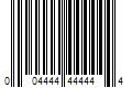 Barcode Image for UPC code 004444444444