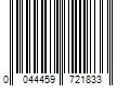 Barcode Image for UPC code 0044459721833