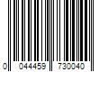 Barcode Image for UPC code 0044459730040