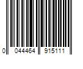 Barcode Image for UPC code 0044464915111