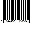 Barcode Image for UPC code 0044476138904