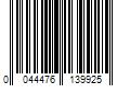 Barcode Image for UPC code 0044476139925