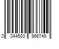 Barcode Image for UPC code 0044500966749