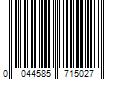 Barcode Image for UPC code 0044585715027