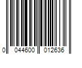 Barcode Image for UPC code 0044600012636