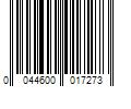 Barcode Image for UPC code 0044600017273