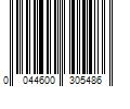 Barcode Image for UPC code 0044600305486