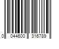 Barcode Image for UPC code 0044600316789