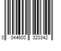 Barcode Image for UPC code 0044600320342