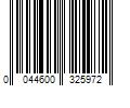 Barcode Image for UPC code 0044600325972