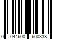 Barcode Image for UPC code 0044600600338