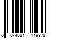 Barcode Image for UPC code 0044681119378