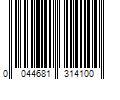 Barcode Image for UPC code 0044681314100