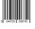 Barcode Image for UPC code 0044700006740