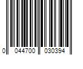 Barcode Image for UPC code 0044700030394