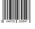 Barcode Image for UPC code 0044700030547