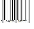 Barcode Image for UPC code 0044700030707