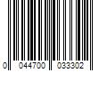 Barcode Image for UPC code 0044700033302