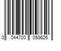 Barcode Image for UPC code 0044700058626