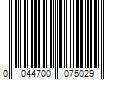 Barcode Image for UPC code 0044700075029