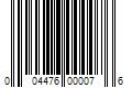 Barcode Image for UPC code 004476000076