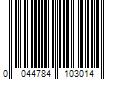 Barcode Image for UPC code 0044784103014