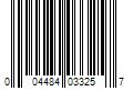 Barcode Image for UPC code 004484033257