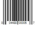 Barcode Image for UPC code 004488000057