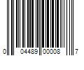 Barcode Image for UPC code 004489000087