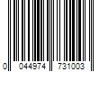 Barcode Image for UPC code 0044974731003