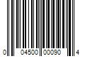 Barcode Image for UPC code 004500000904