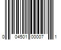 Barcode Image for UPC code 004501000071