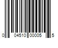 Barcode Image for UPC code 004510000055