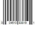 Barcode Image for UPC code 004510838191