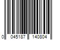 Barcode Image for UPC code 0045187140804