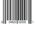 Barcode Image for UPC code 004520020081