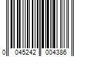 Barcode Image for UPC code 0045242004386