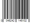 Barcode Image for UPC code 0045242145102