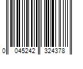 Barcode Image for UPC code 0045242324378