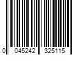 Barcode Image for UPC code 0045242325115