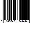 Barcode Image for UPC code 0045242344444