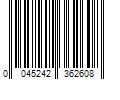 Barcode Image for UPC code 0045242362608