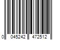 Barcode Image for UPC code 0045242472512