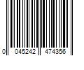 Barcode Image for UPC code 0045242474356