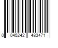 Barcode Image for UPC code 0045242483471. Product Name: Milwaukee SHOCKWAVE Impact Duty 2-7/8 in. Locking Bit Holder