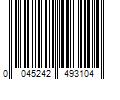 Barcode Image for UPC code 0045242493104