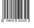 Barcode Image for UPC code 0045242502325